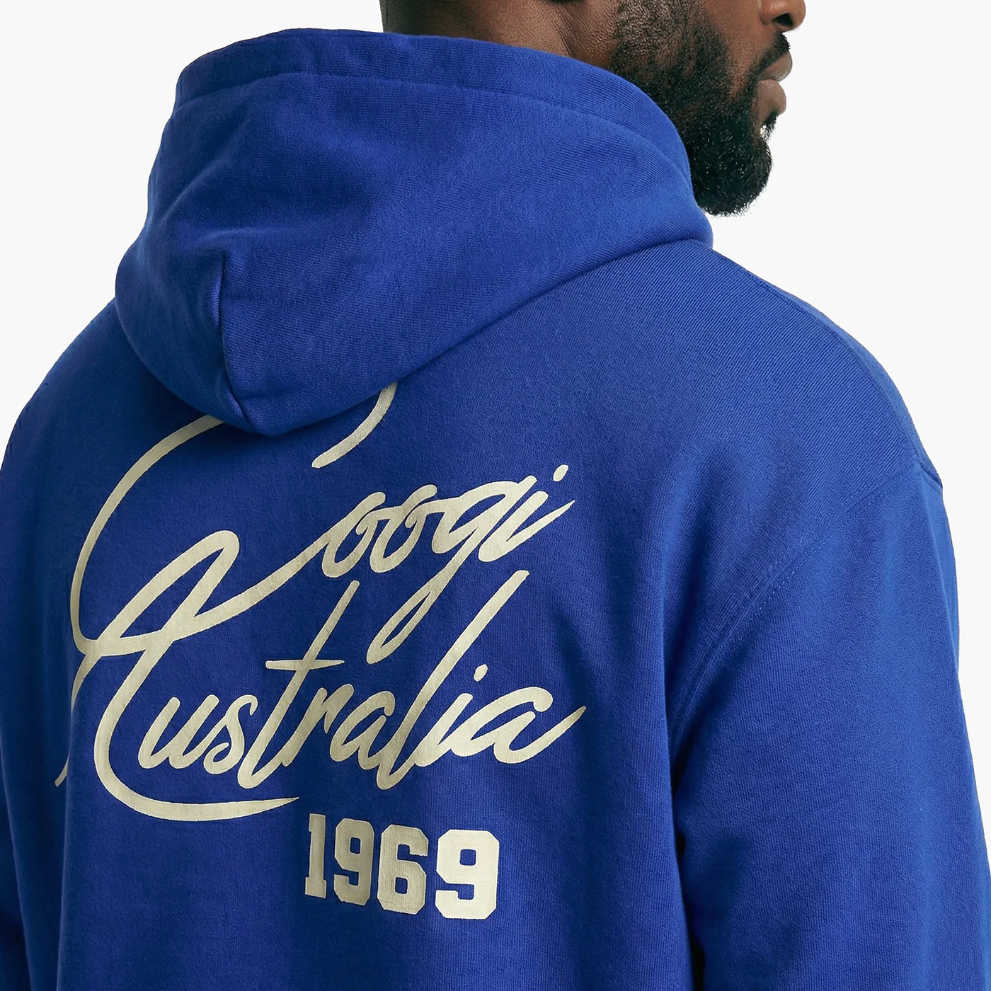 New - COOGI Script Hoody - Oversized - Royal: COOGI Crown Reserve HeavyLuxe Fleece - Image 6