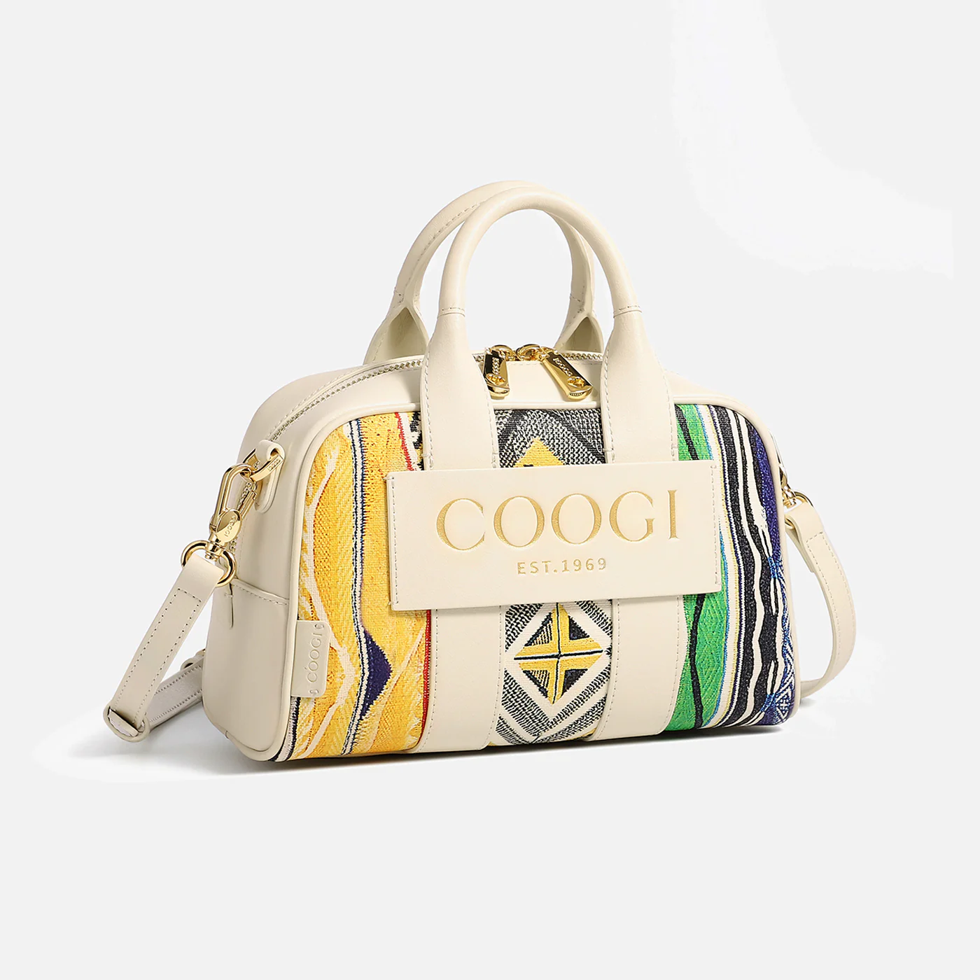 New - COOGI Siena HandBag - Cream - Image 3