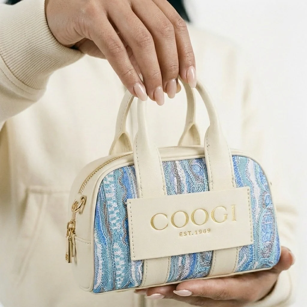 New - COOGI Siena Mini Crossbody Bag - Blue - Image 3