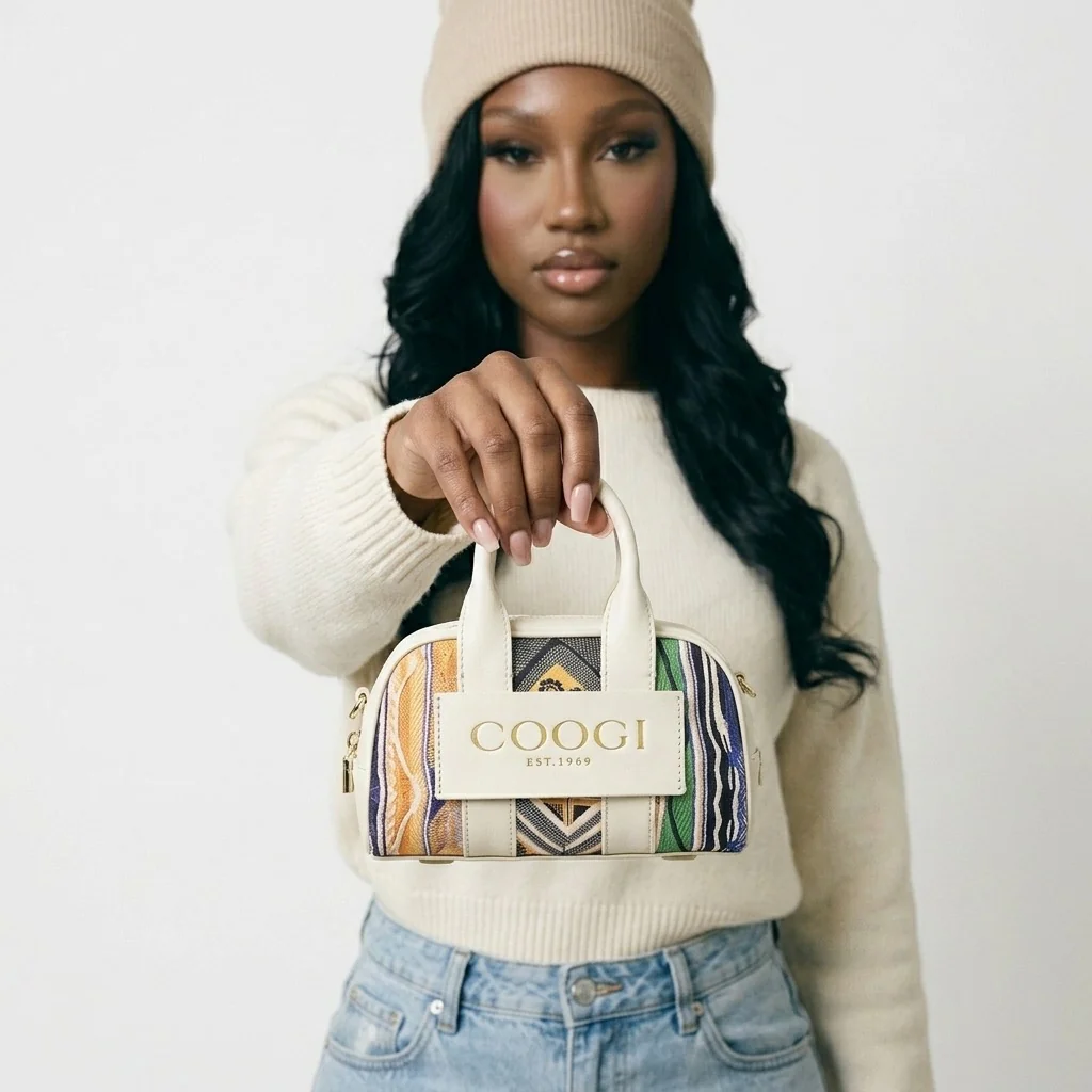 New - COOGI Siena Mini Crossbody Bag - Cream - Image 3