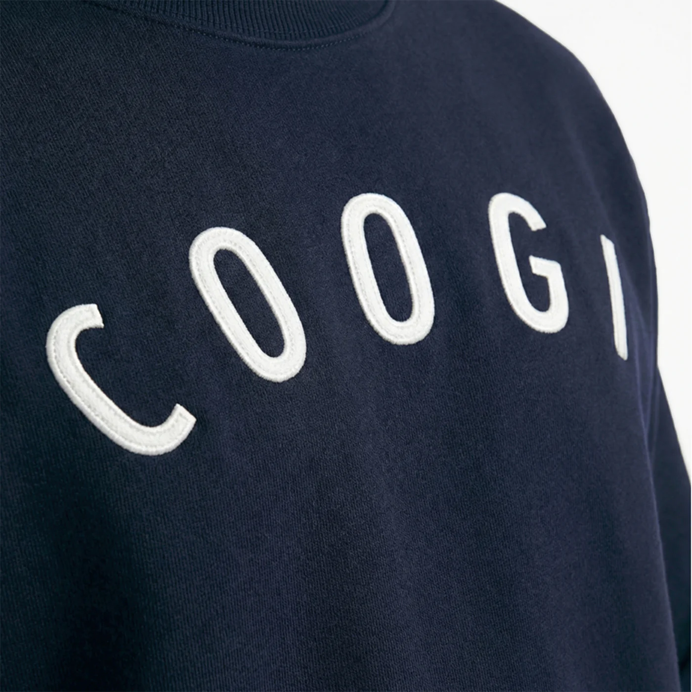 New - COOGI - Statement Crew - Oversized - Navy: COOGI Crown Reserve HeavyLuxe Fleece - Image 4