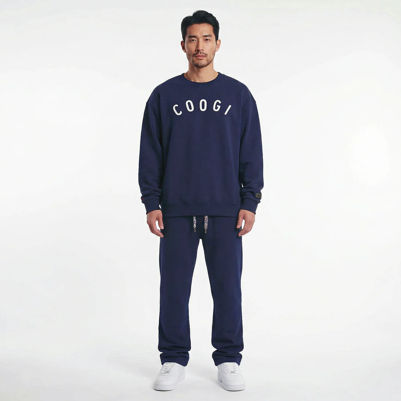 New - COOGI - Statement Crew - Oversized - Navy: COOGI Crown Reserve HeavyLuxe Fleece - Image 5