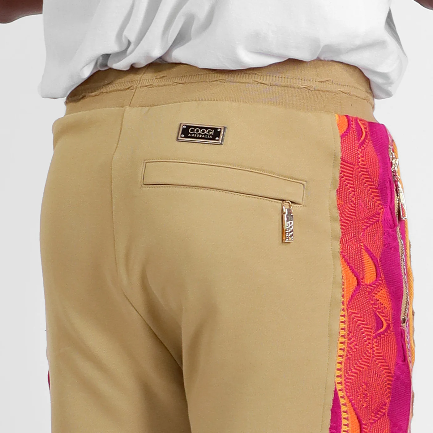 New -COOGI Sweater Pieced Jogger In Khaki - Image 6