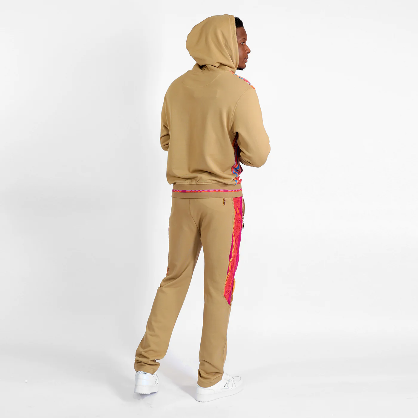 New -COOGI Sweater Pieced Jogger In Khaki - Image 7