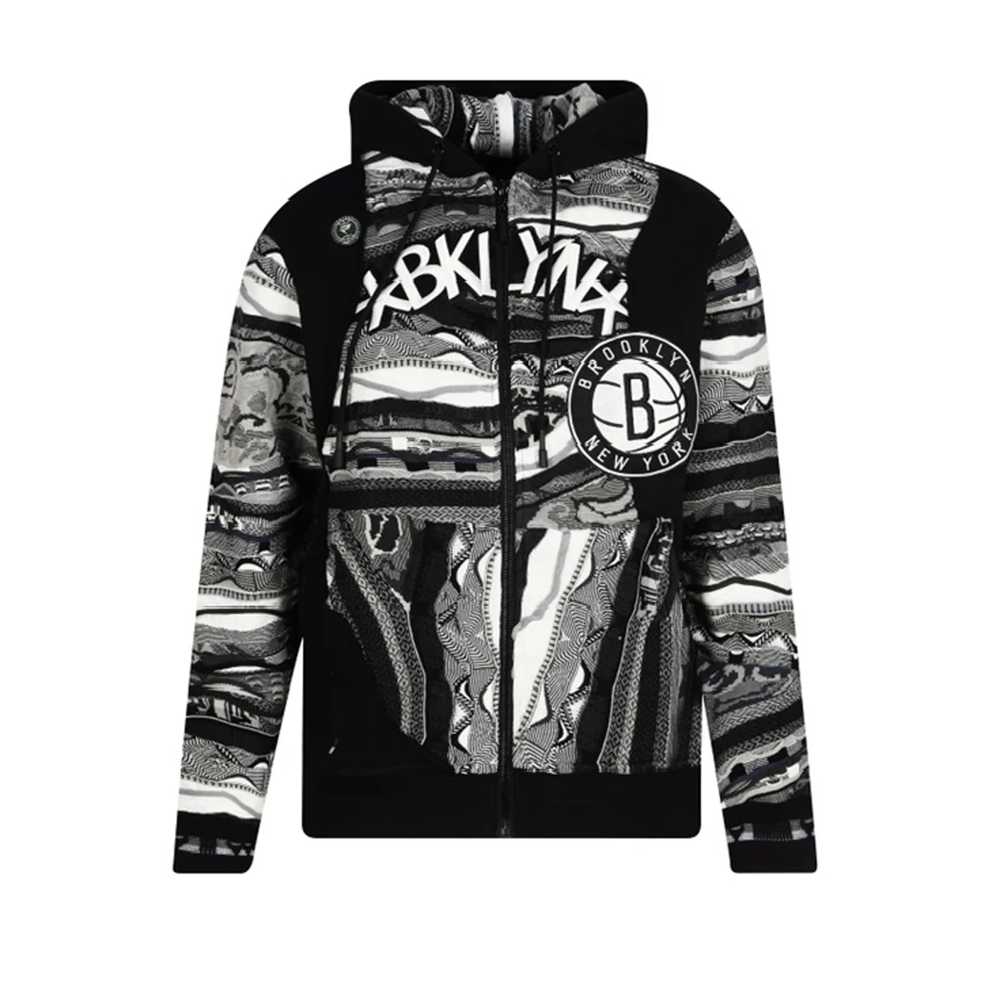 New - COOGI X NBA X Protege -  Brooklyn Nets Full Zip Hoody