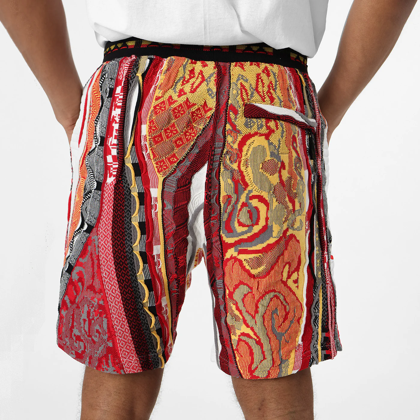 New - COOGI X NBA X Protege - Atlanta Hawks Sweater Knit Basketball Shorts - Image 4
