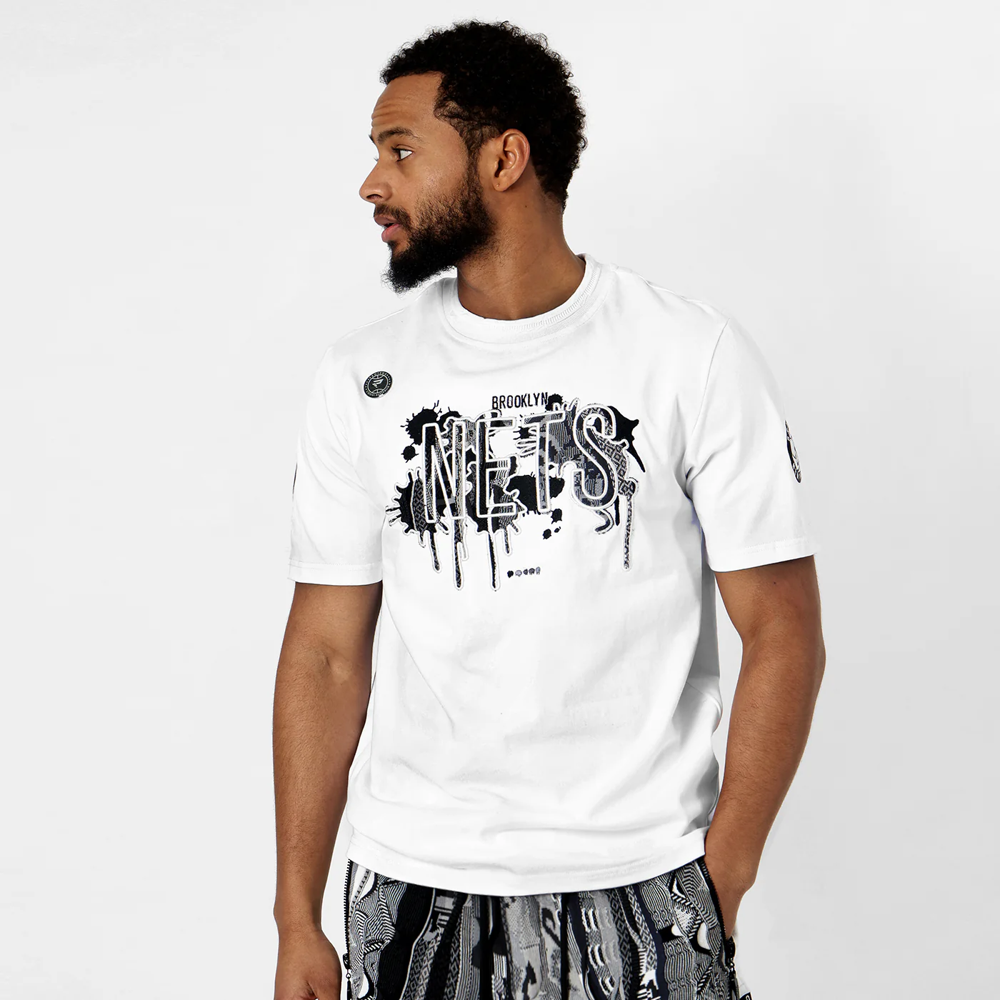 New - COOGI X NBA X Protege - Brooklyn Nets Tee - Image 2