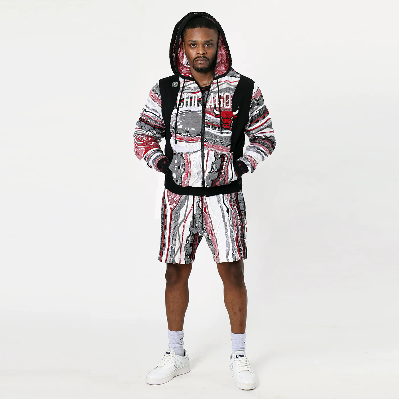 New - COOGI X NBA X Protege - Chicago Bulls Full Zip Hoody - Image 4