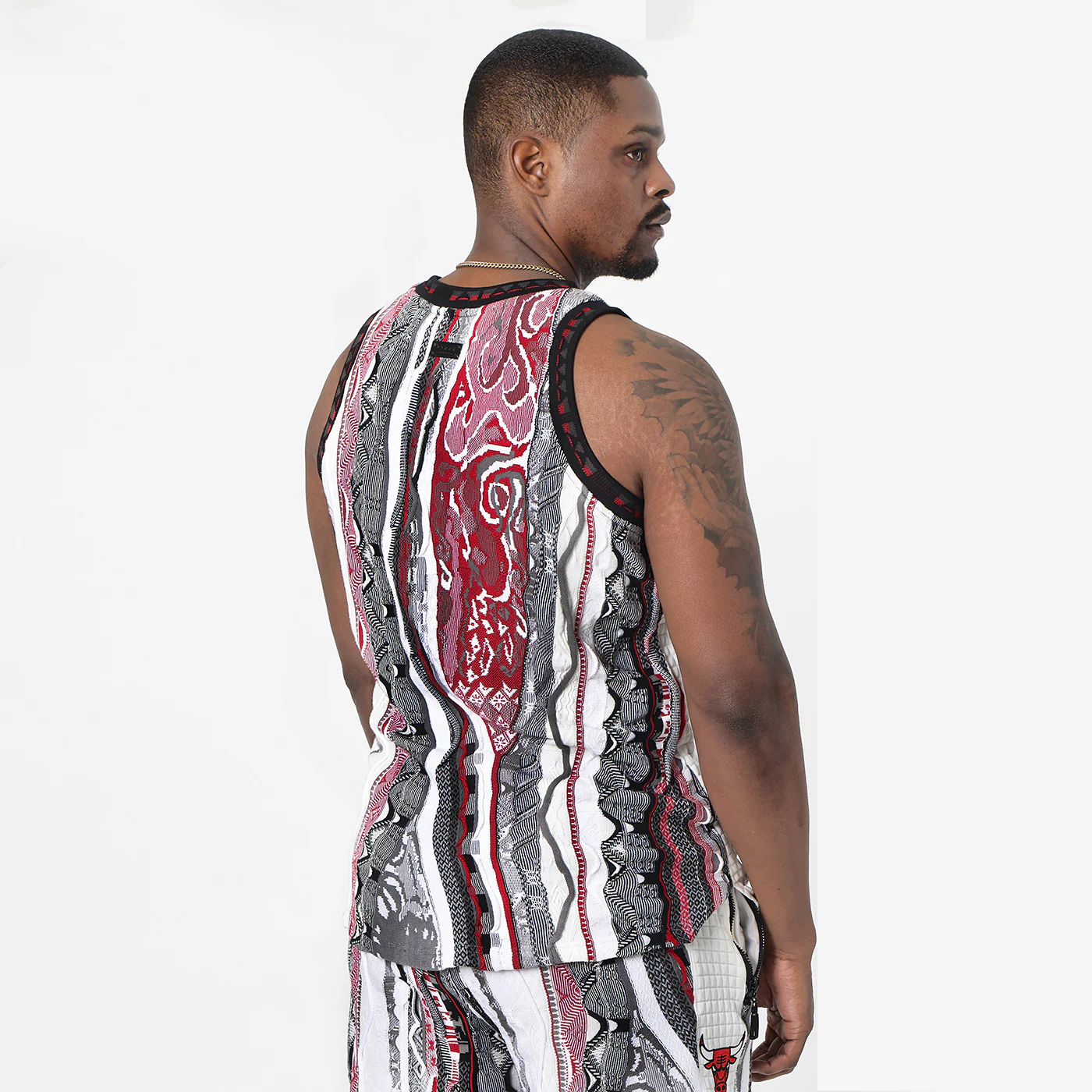 New - COOGI X NBA X Protege - Chicago Bulls Sweater Vest - Image 3