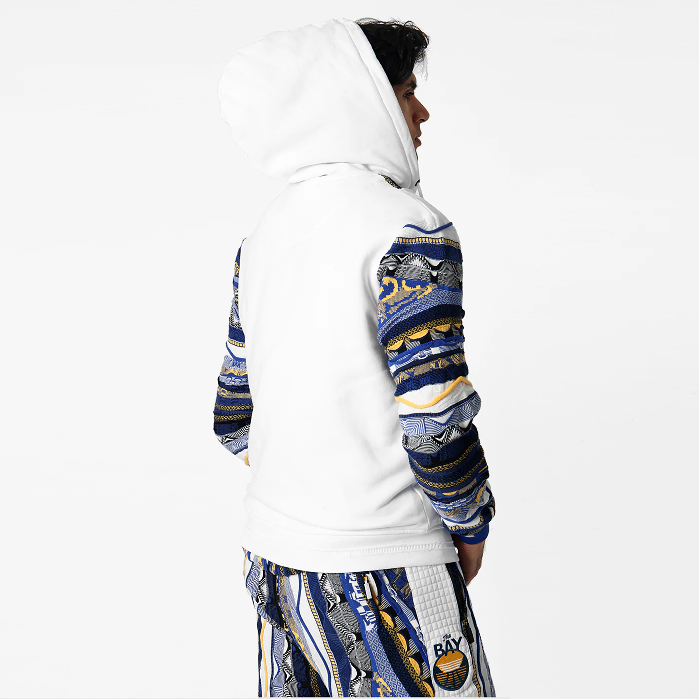 New - COOGI X NBA X Protege - Golden State Warriors Full Zip Hoody - Image 4