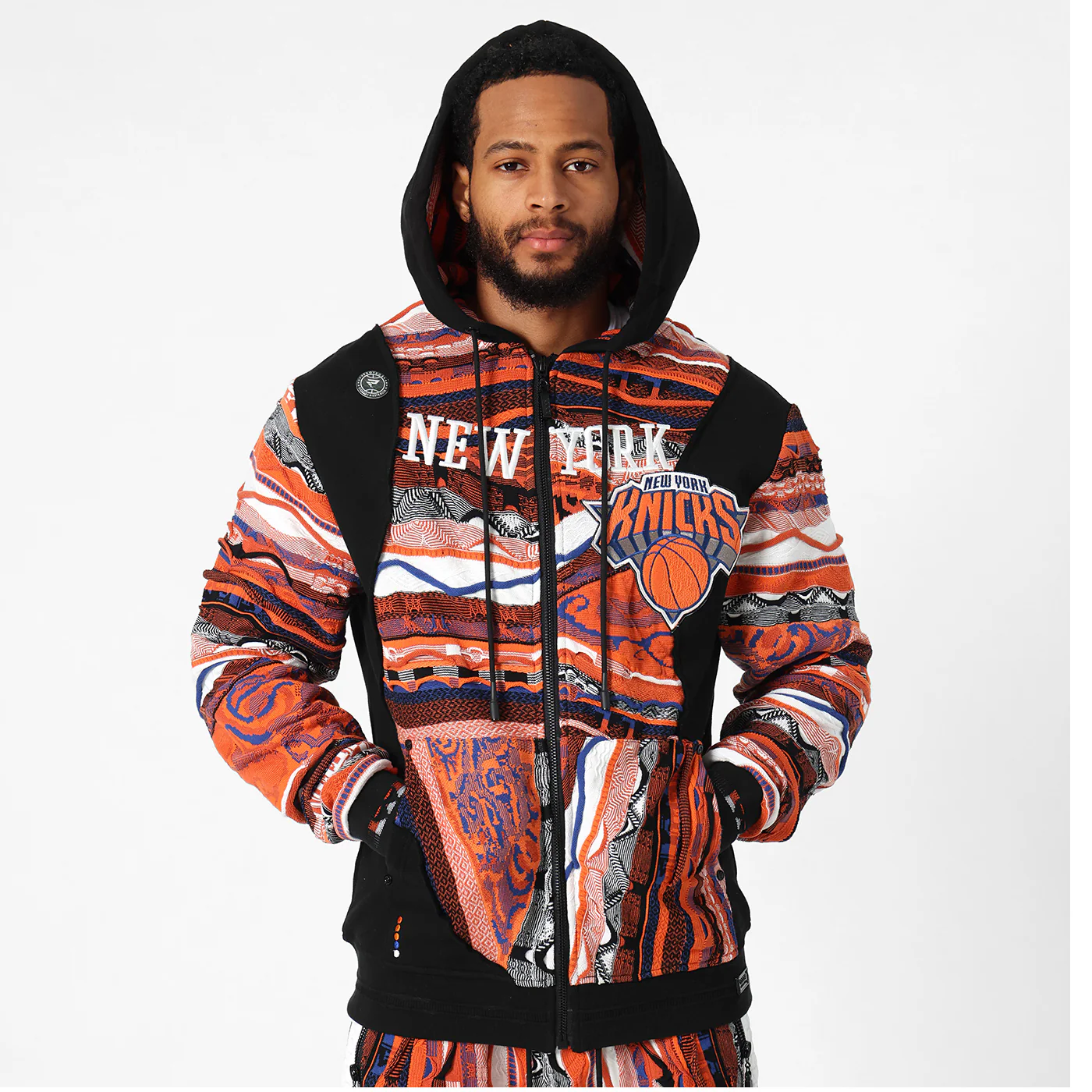 New - COOGI X NBA X Protege - Knicks Full Zip Hoody - Image 2
