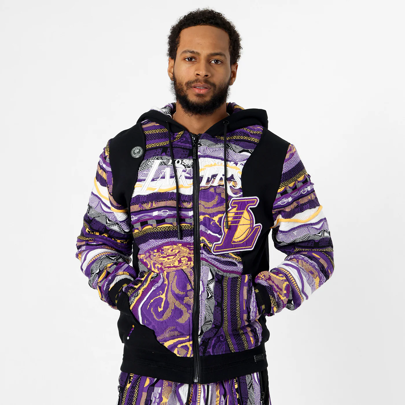 New - COOGI X NBA X Protege - Lakers Full Zip Hoody - Image 3