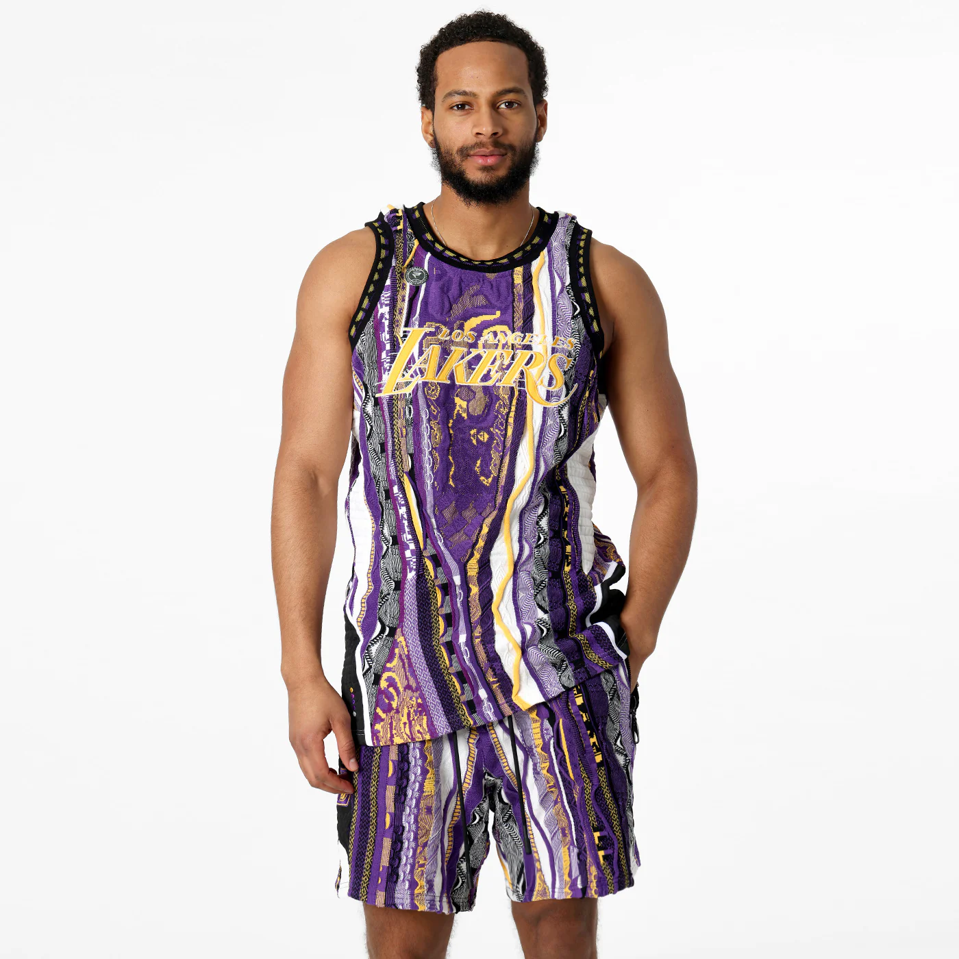 New - COOGI X NBA X Protege - Lakers Sweater Vest - Image 6