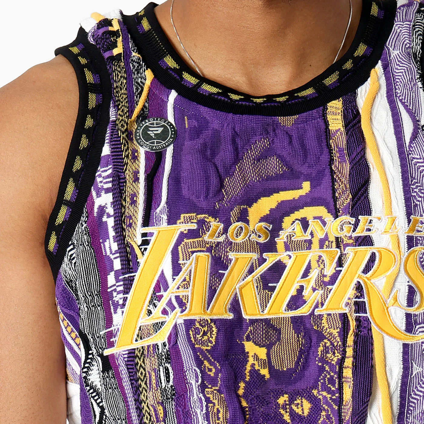 New - COOGI X NBA X Protege - Lakers Sweater Vest - Image 7