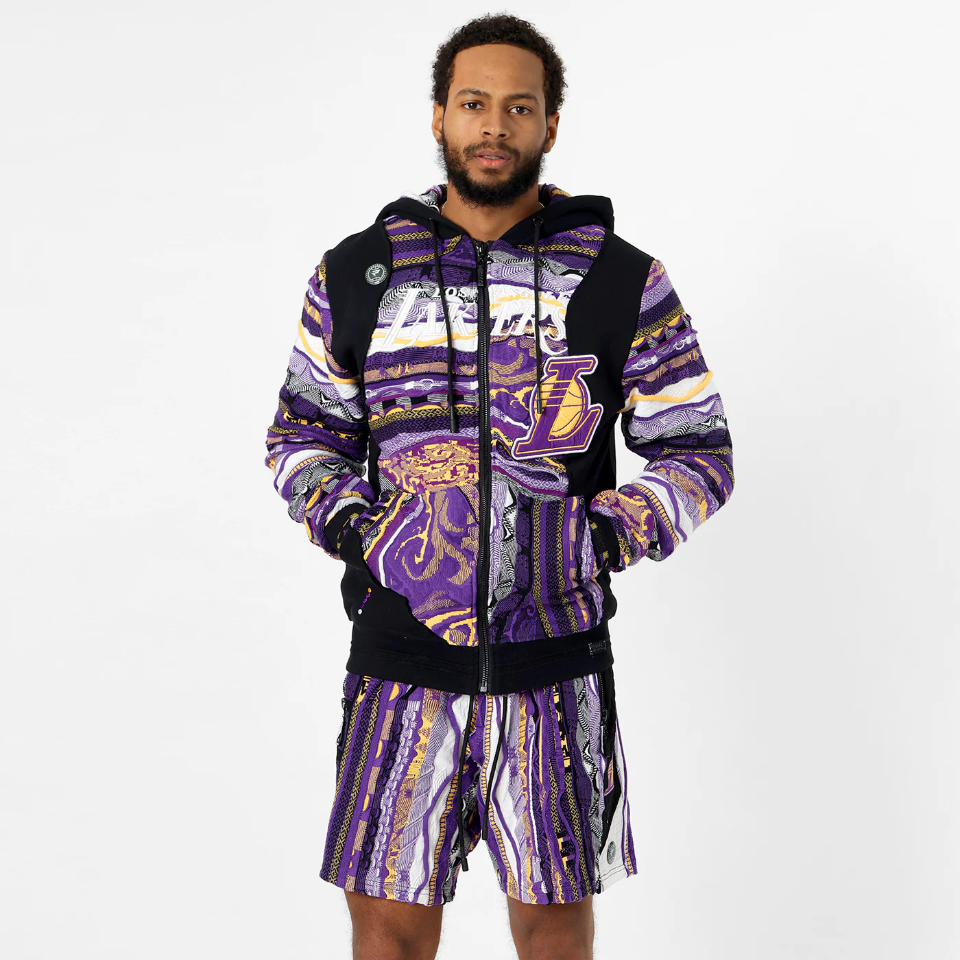 New - COOGI X NBA X Protege - Lakers Full Zip Hoody - Image 7