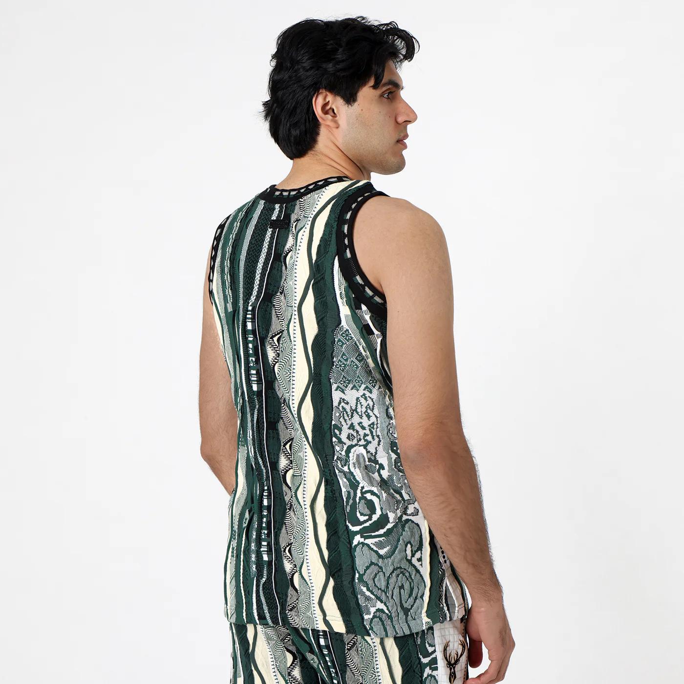 New -COOGI X NBA X Protege -Milwaukee Bucks Sweater Vest - Image 3