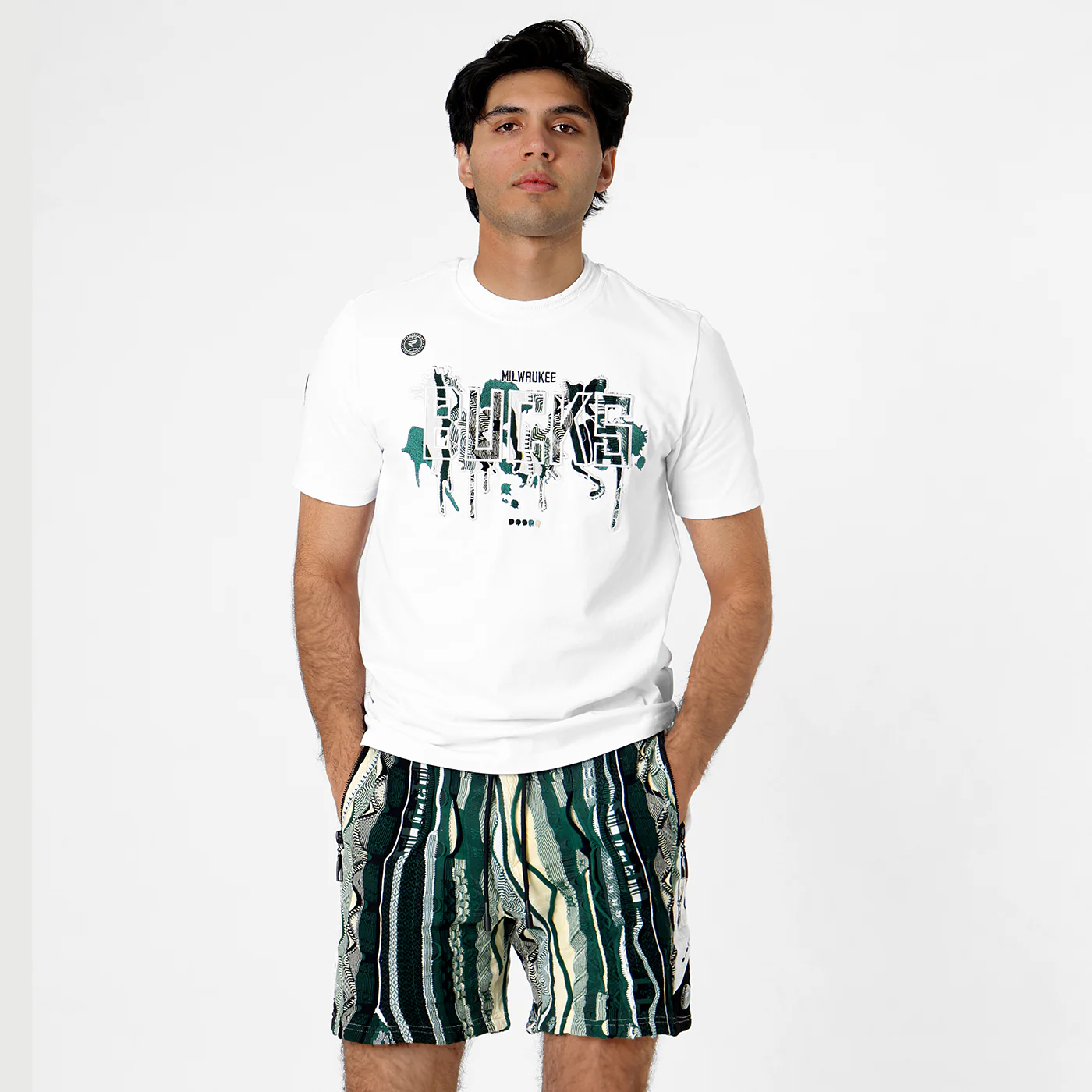 New - COOGI X NBA X Protege - Milwaukee Bucks Tee - Image 5