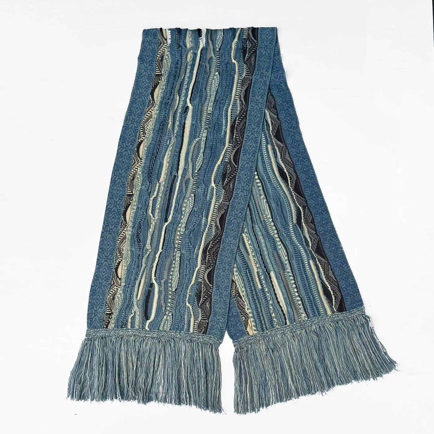 New - Pacific Blues Sweater Knit Scarf - Image 4