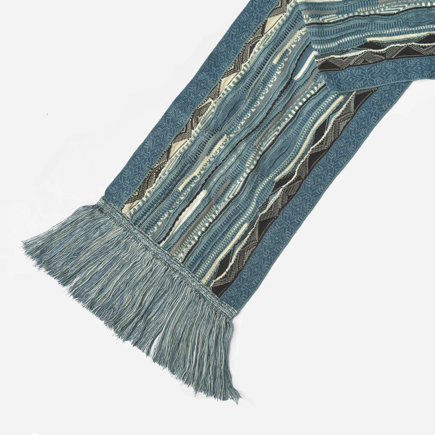 New - Pacific Blues Sweater Knit Scarf - Image 5