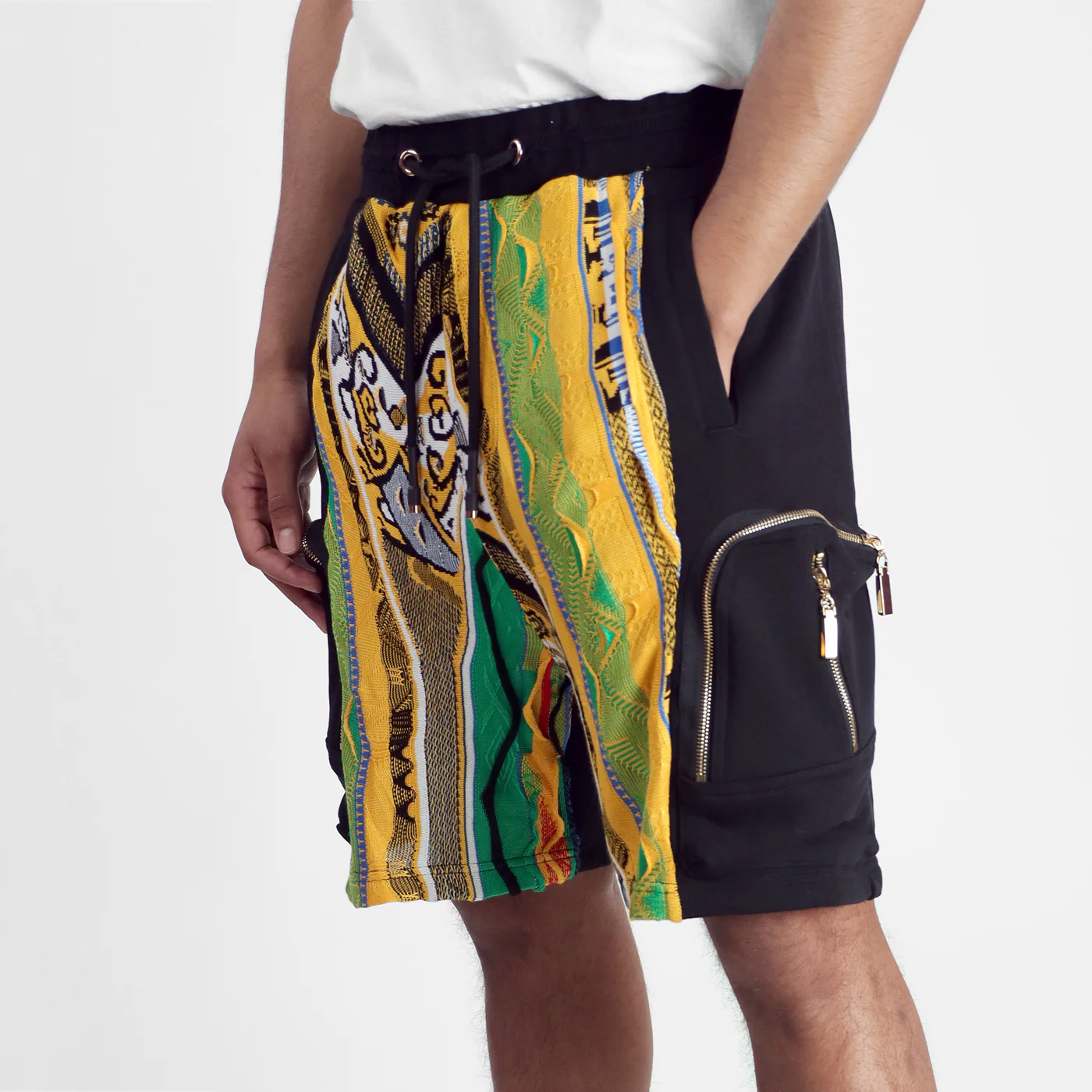 Sweater Pieced Fleece Shorts - OG Noir - Image 3