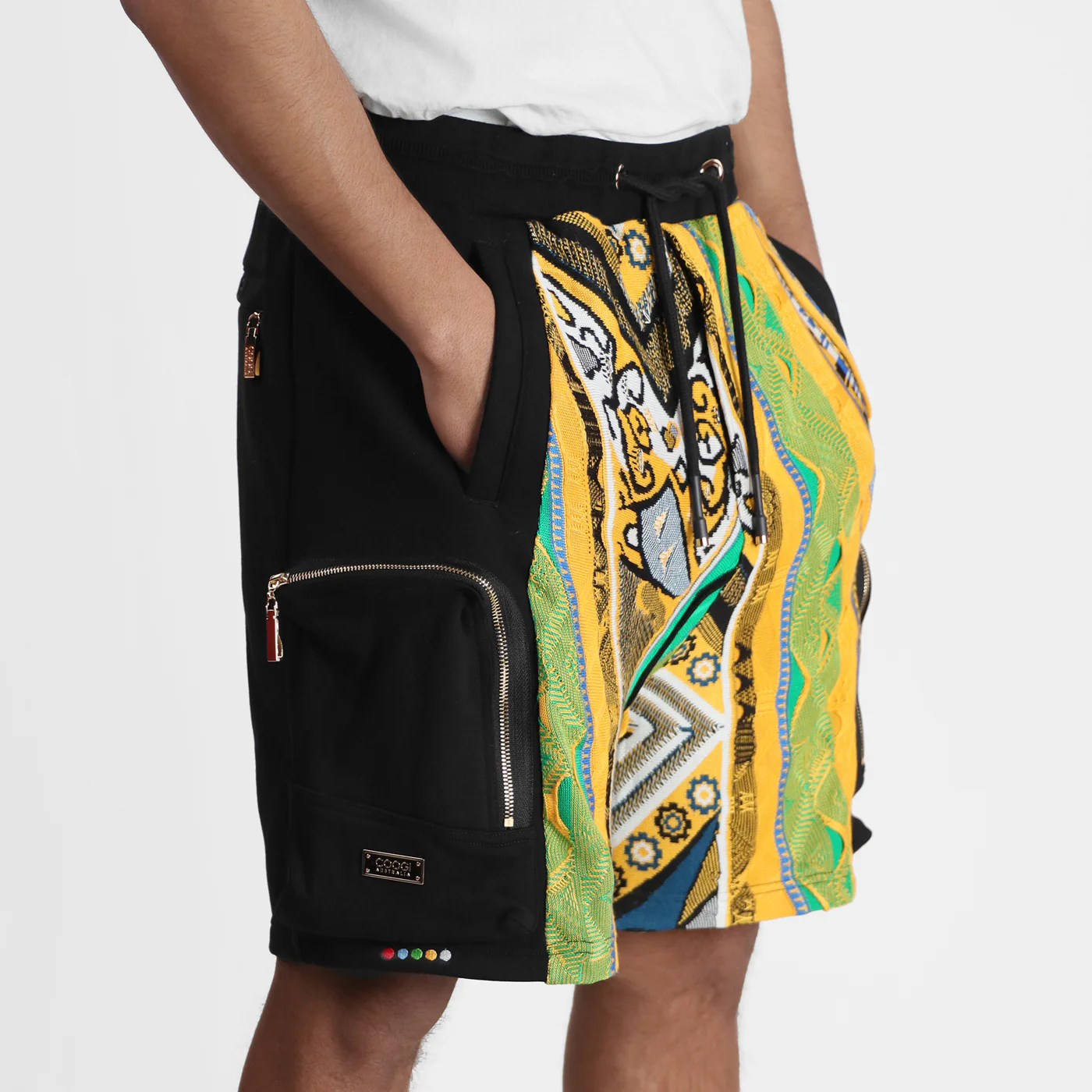 Sweater Pieced Fleece Shorts - OG Noir - Image 4