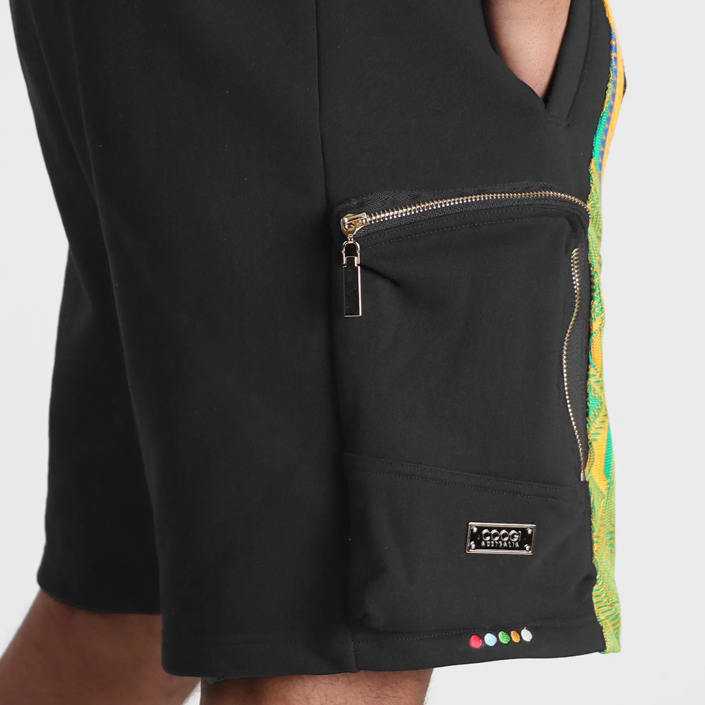 Sweater Pieced Fleece Shorts - OG Noir - Image 8